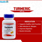 Healthvit Turmeric Capsules | Grocsy