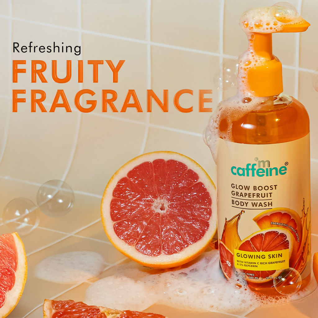 mCaffeine Glow Boost Grapefruit Body Wash | Grocsy