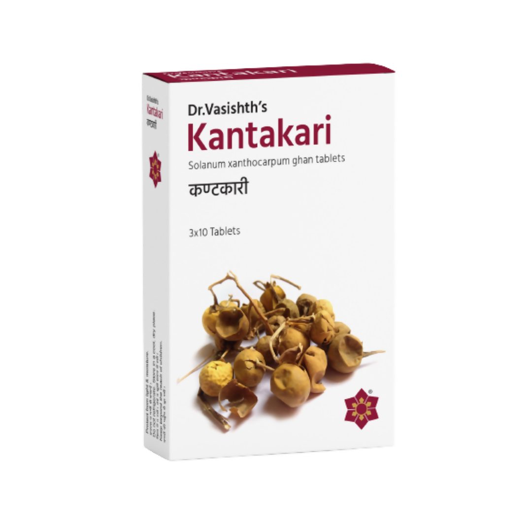 Dr.Vasishth's Kantakari Tablets | Grocsy