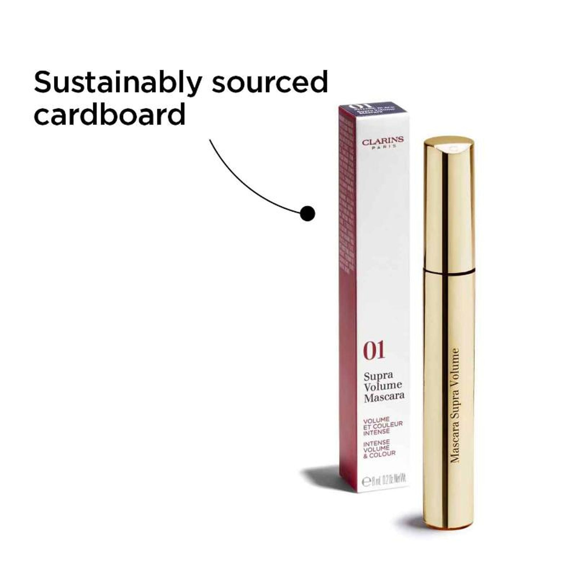 Clarins Supra Volume Mascara 01 Intense Black | Grocsy