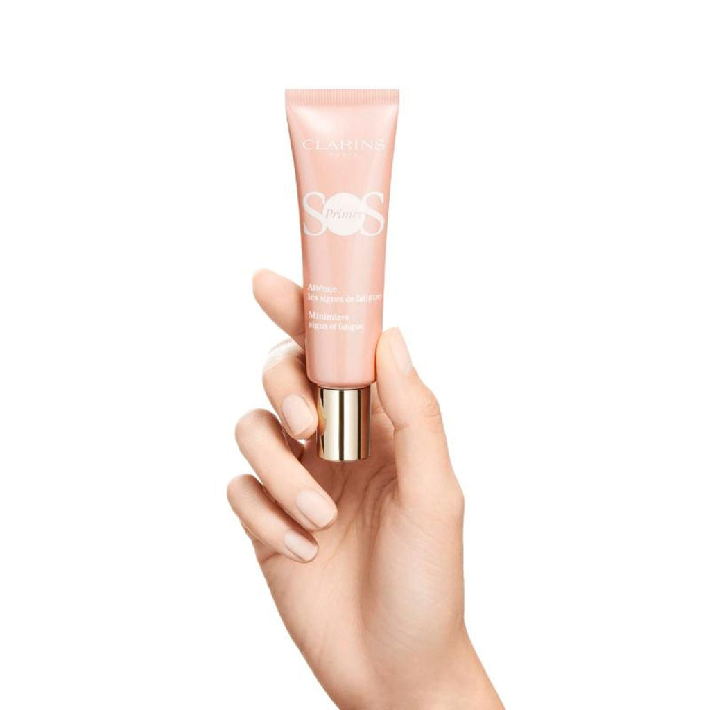 Clarins SOS Color Correcting Face Primer - Radiance Pink | Grocsy
