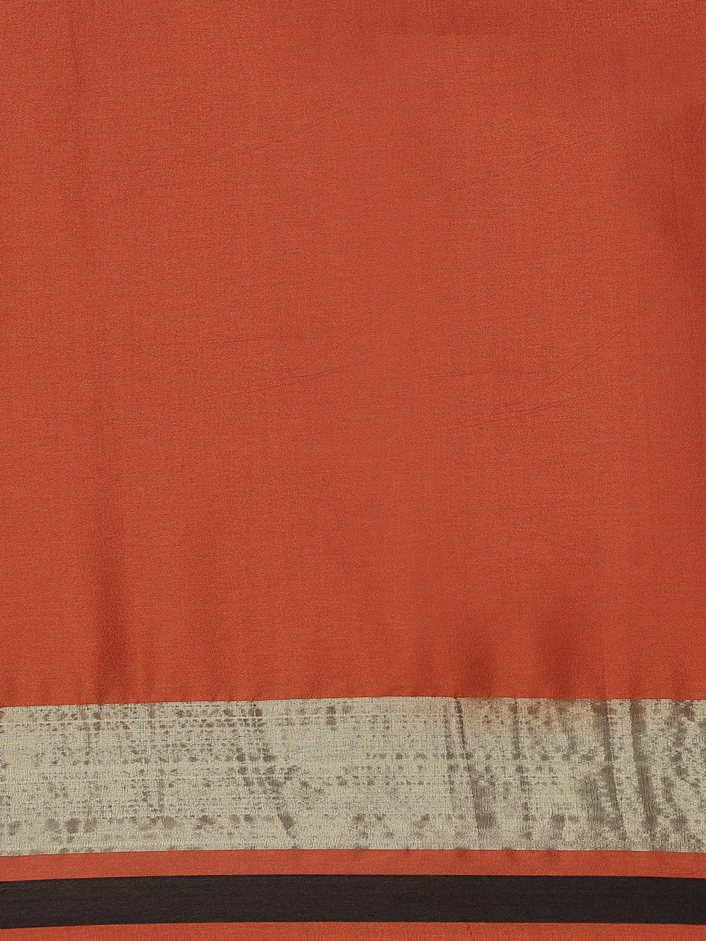 Saree Mall Rust & Gold-Toned Woven Design Silk Blend Uppada Sarees | Grocsy