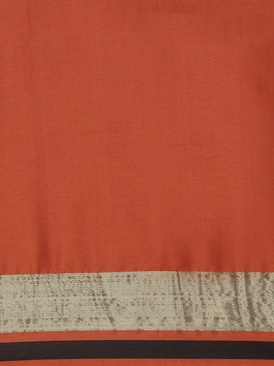 Saree Mall Rust & Gold-Toned Woven Design Silk Blend Uppada Sarees | Grocsy