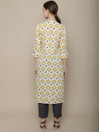 Sangria Printed Cotton Kurta | Grocsy