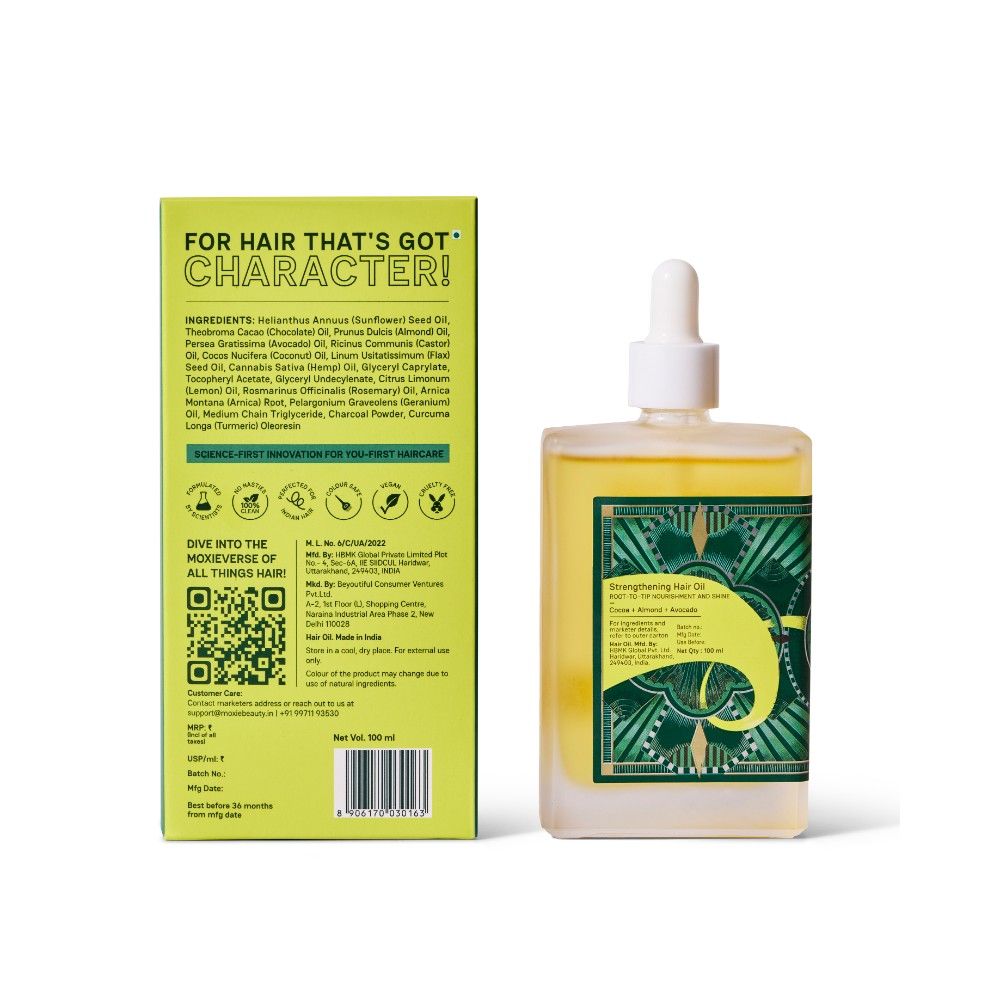Moxie Beauty Oil Mighty Strengthening Hair Oil | Grocsy
