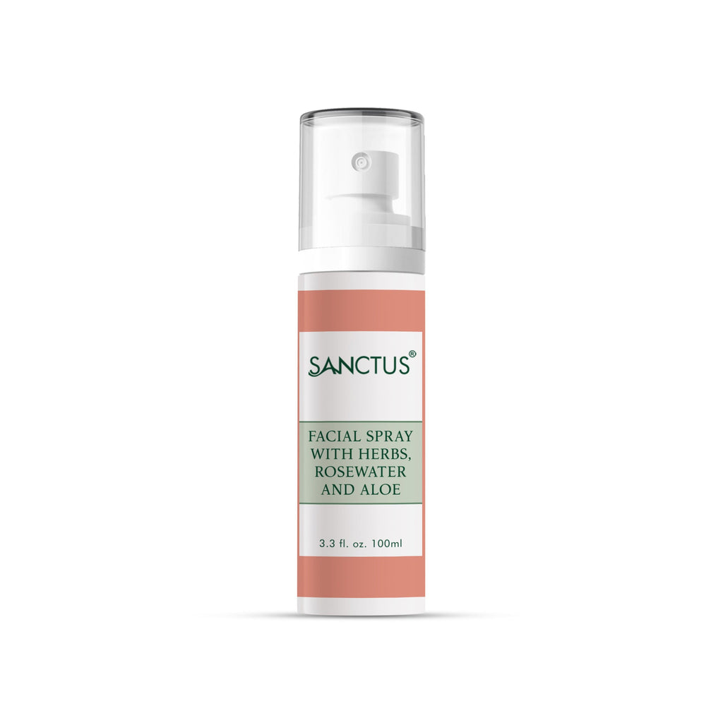 SANCTUS Facial Spray with Herbs & Rose Water | Grocsy