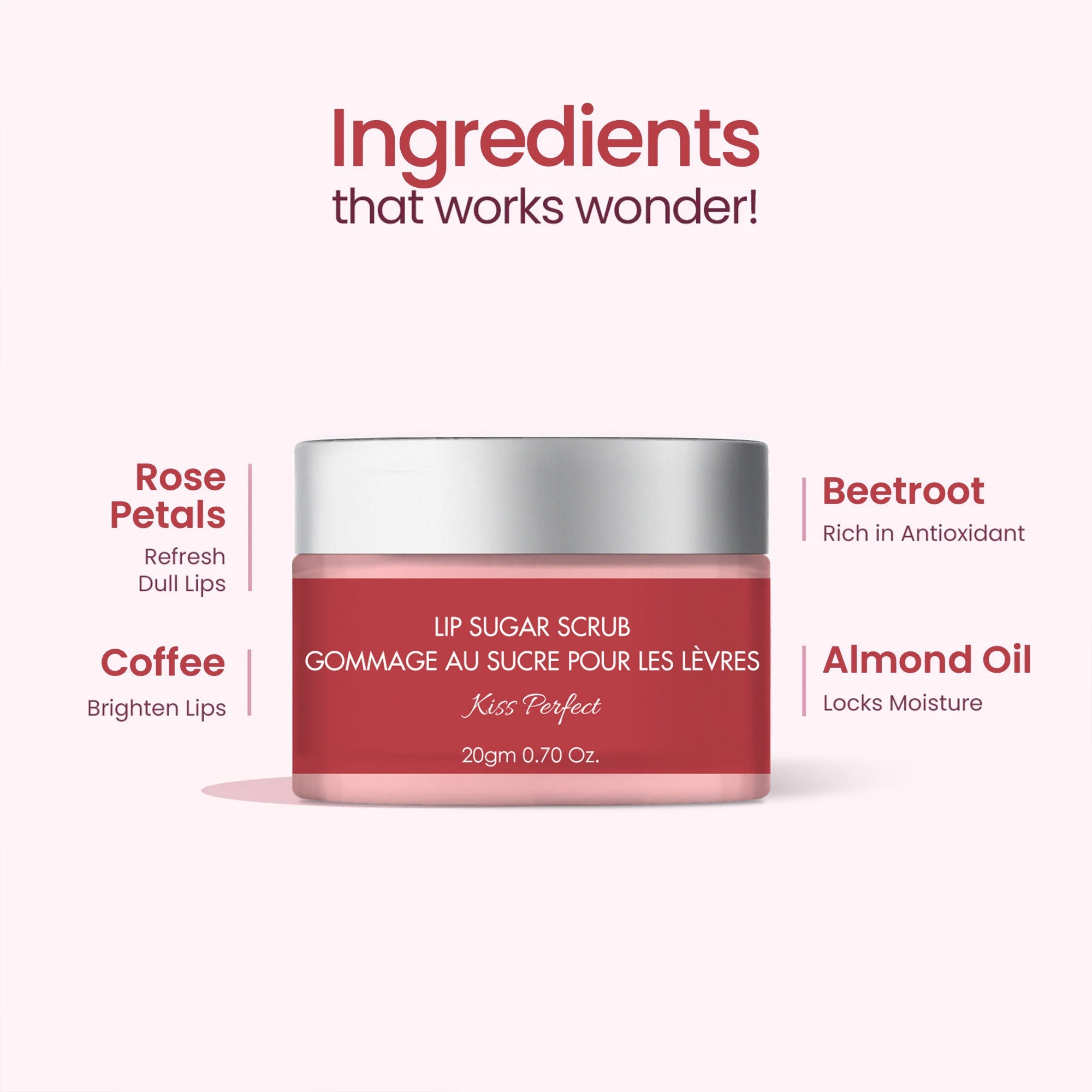 SANCTUS Lip Exfoliating Scrub | Grocsy