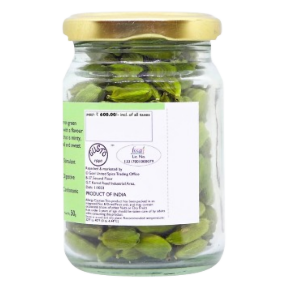 Tassyam Organics Fine Green Cardamom Pods | Grocsy