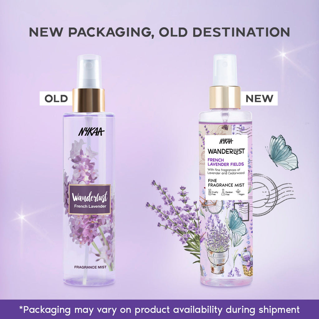 Wanderlust Fragrance Mist For Her - French Lavender | Grocsy