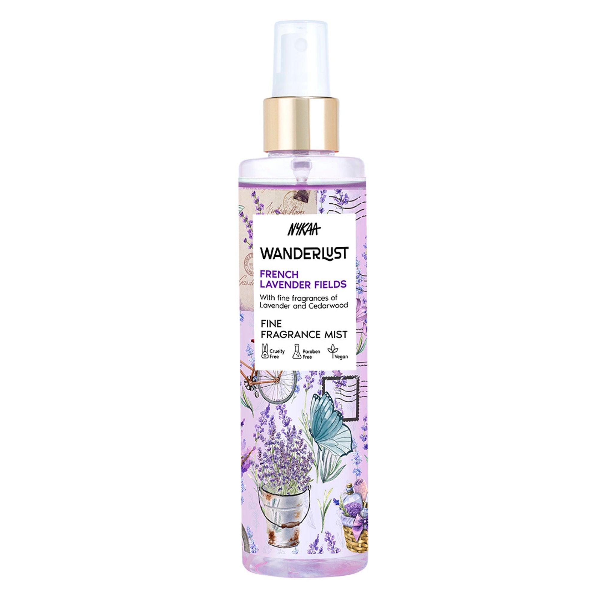 Wanderlust Fragrance Mist For Her - French Lavender | Grocsy