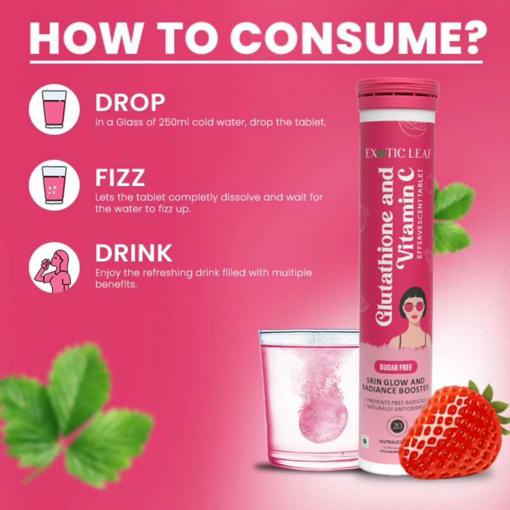 Exotic Leaf Glutathione Tablets | Grocsy