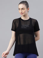 MKH Typography Printed Dri-FIT Relaxed Fit Gym T-shirt | Grocsy