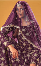 Monjolika Fashion Purple Embroidered Palazzo Salwar Suit | Grocsy