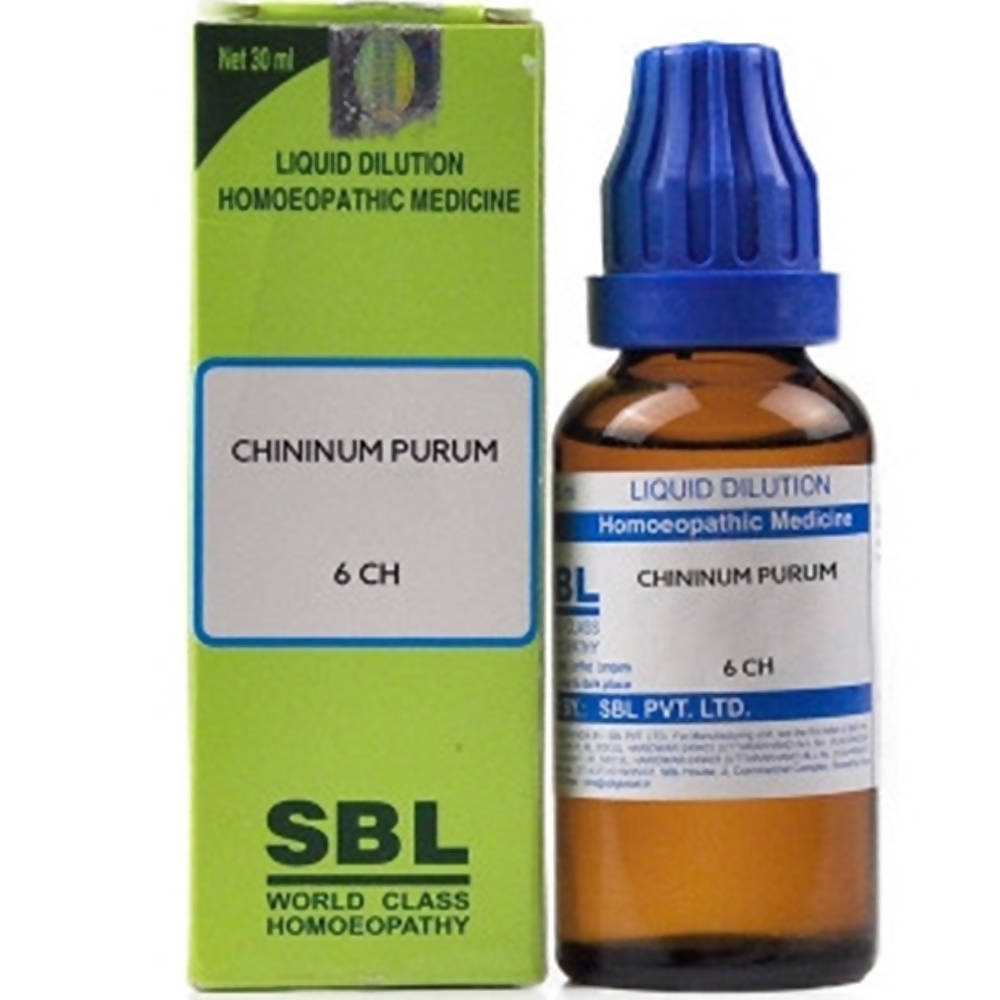 SBL Homeopathy Chininum Purum Dilution | Grocsy