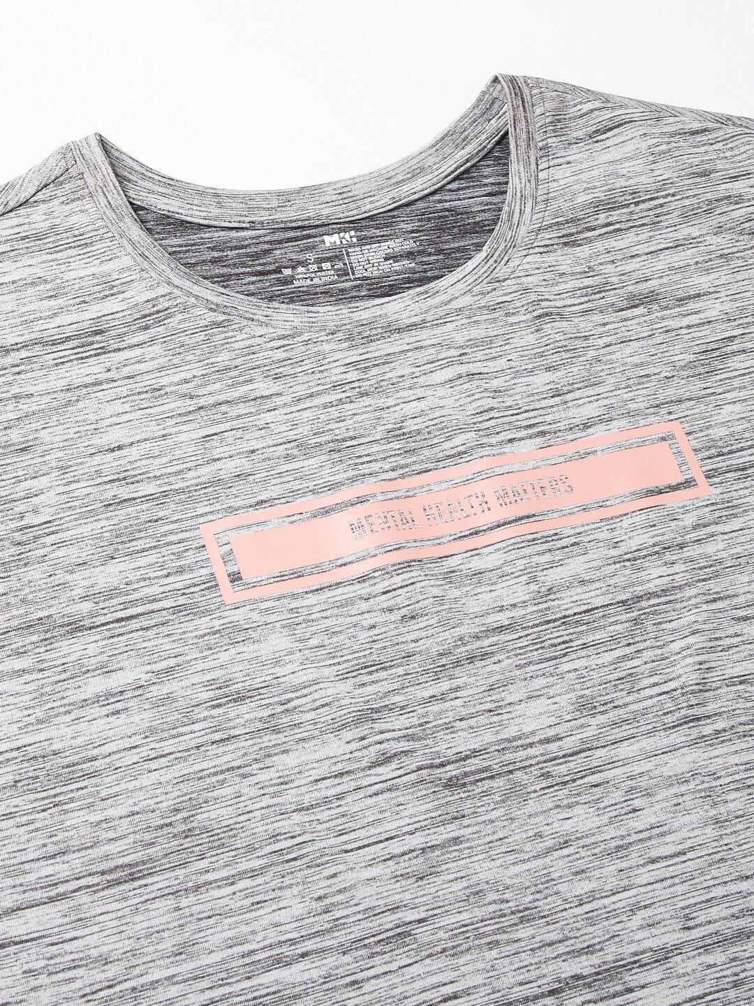 MKH Typography Printed Extended Sleeves Dri-FIT Relaxed Fit Sports T-shirt | Grocsy