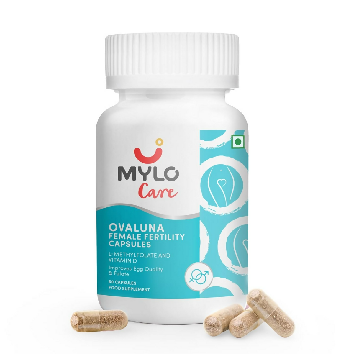 Mylo Care Ovaluna Female Fertility Supplement Capsules | Grocsy