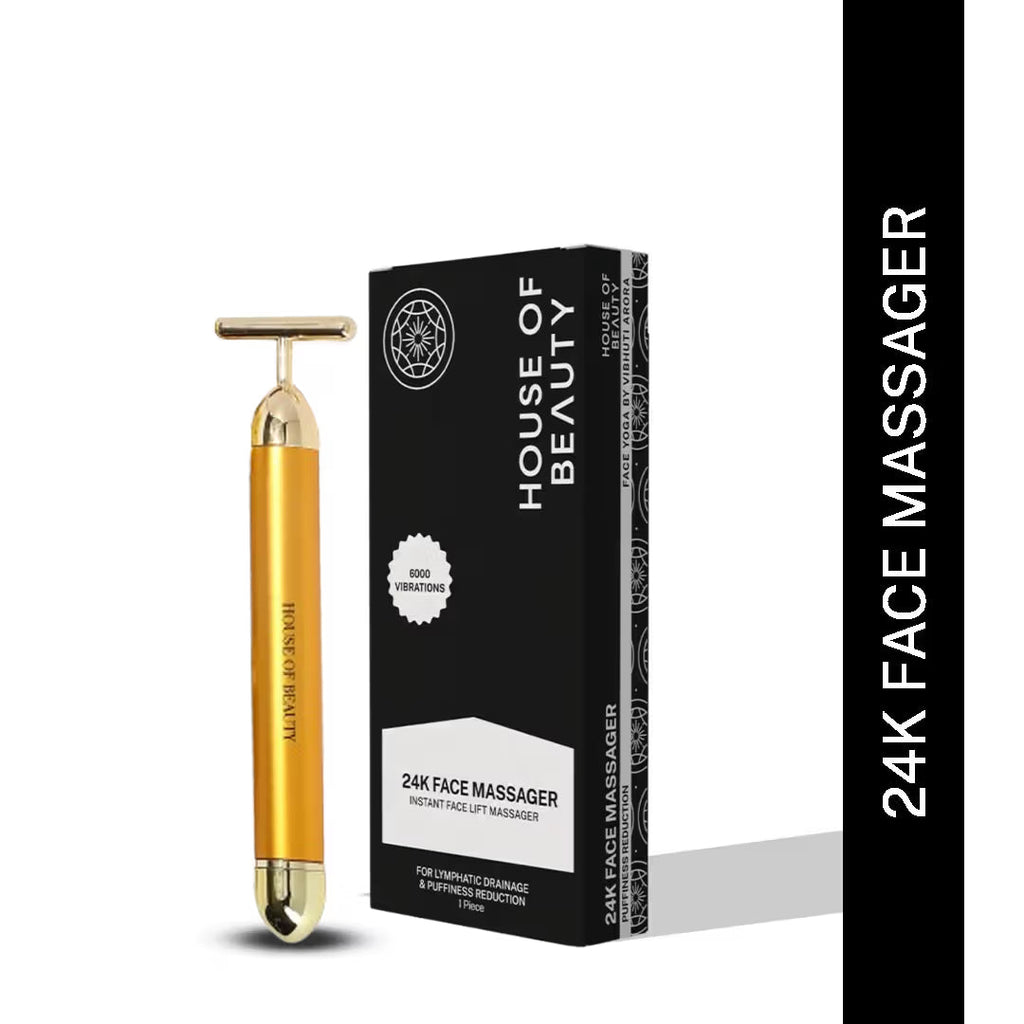 House of Beauty 24K Face Massager | Grocsy