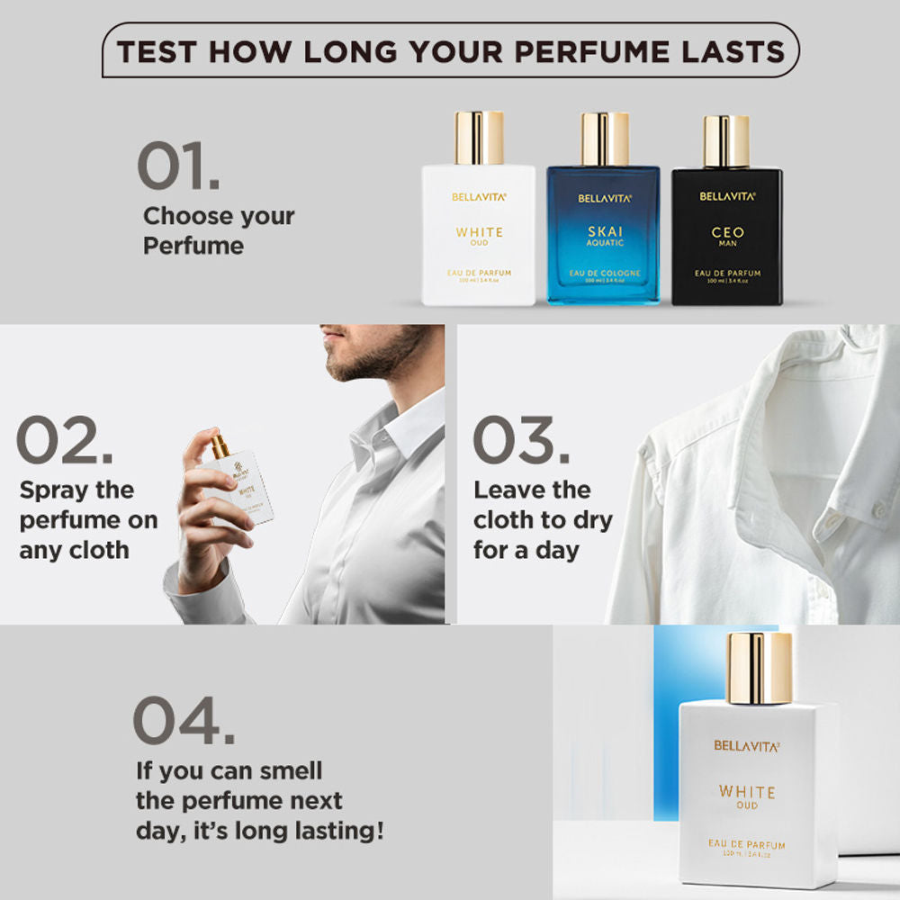 Bella Vita White-Oud Eau De Perfume For Men & Women | Grocsy