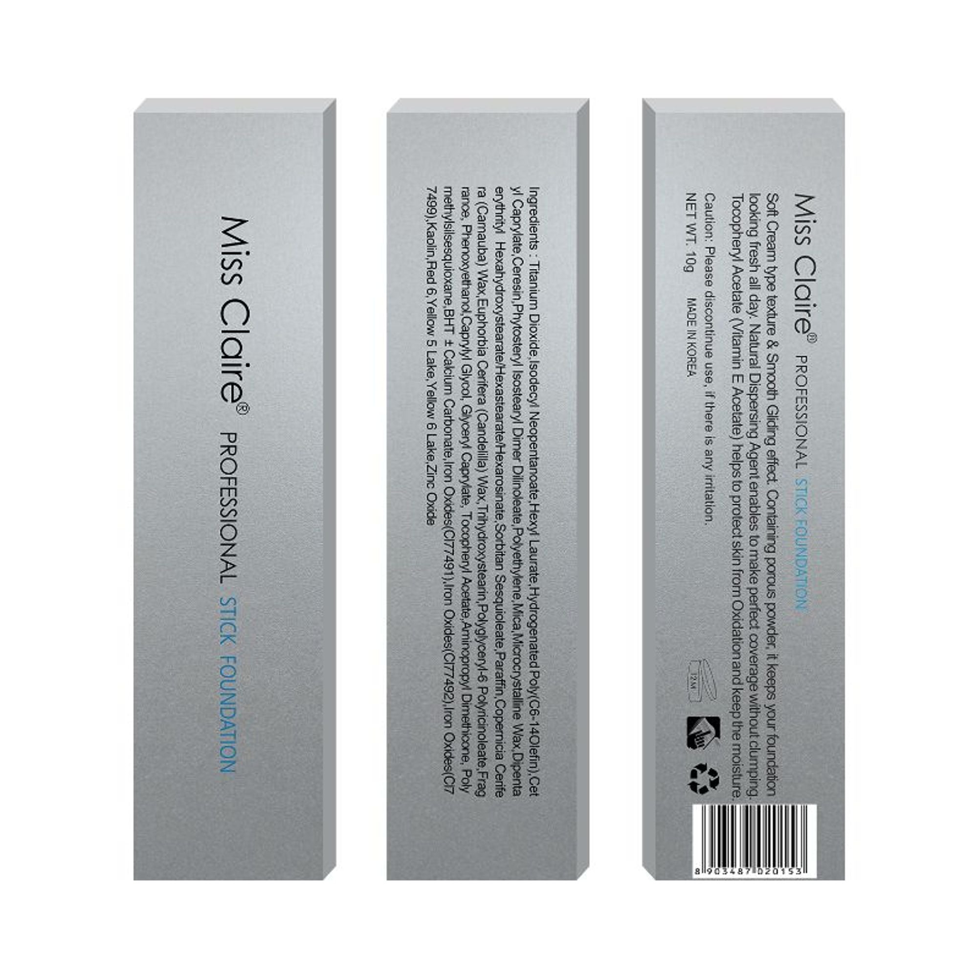 Miss Claire Prestige Stick Foundation - Fs25 | Grocsy