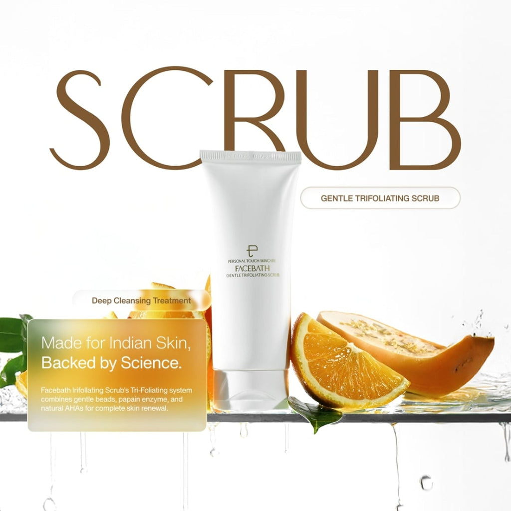 Personal Touch Skincare Skincare Facebath Gentle Trifoliating Scrub | Grocsy