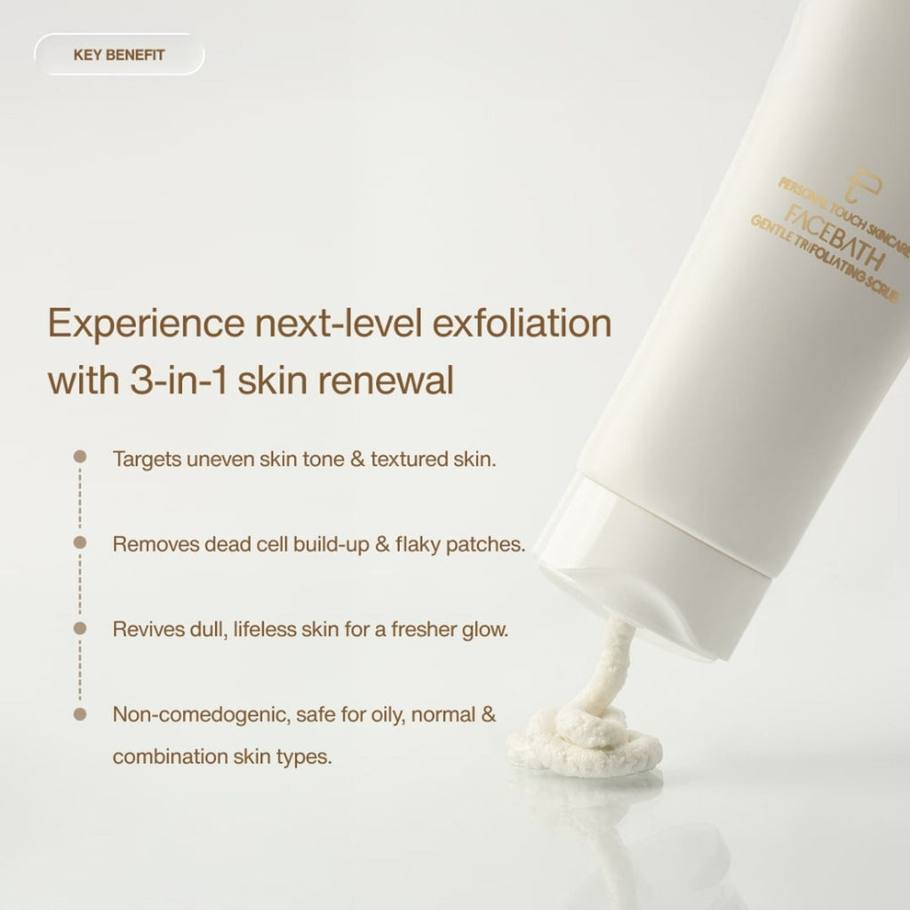 Personal Touch Skincare Skincare Facebath Gentle Trifoliating Scrub | Grocsy
