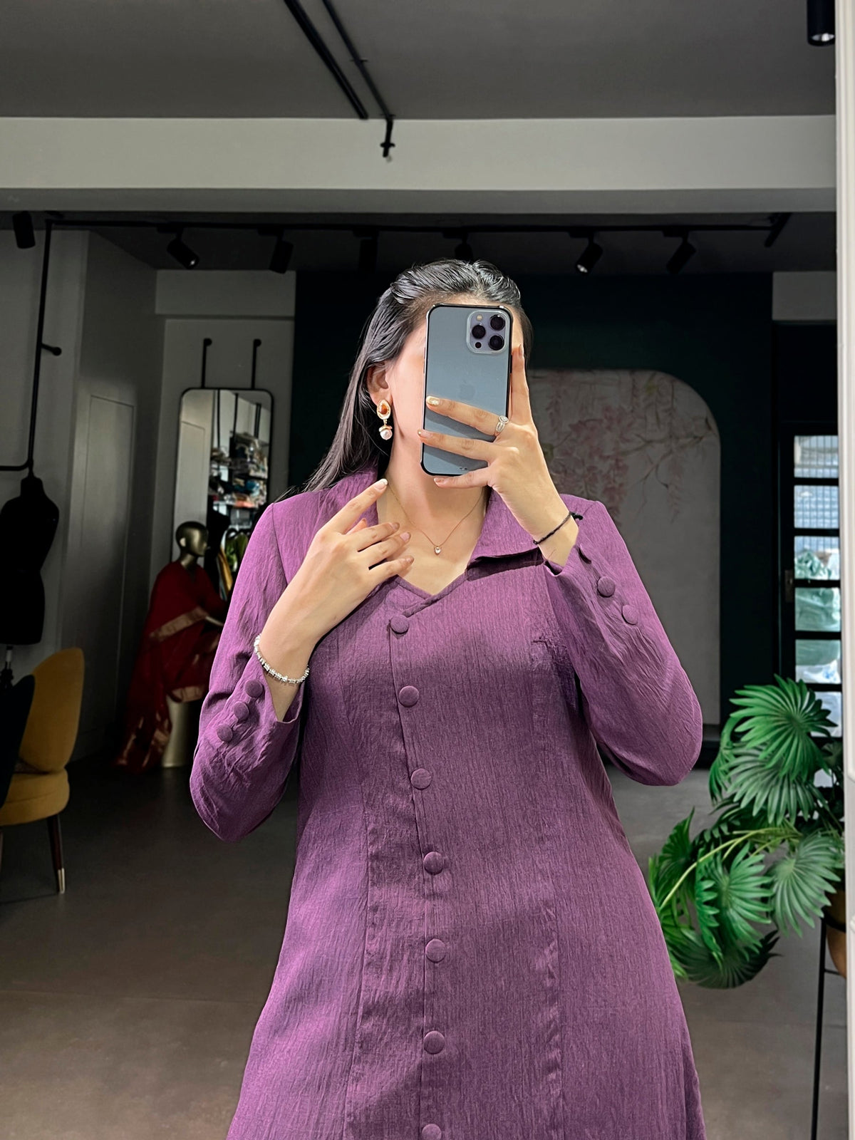 Lorenvalley Fashion Purple Soft N.V Herry Fabric With A Refined Plain Finish Designed Straight Cut Suit | Grocsy