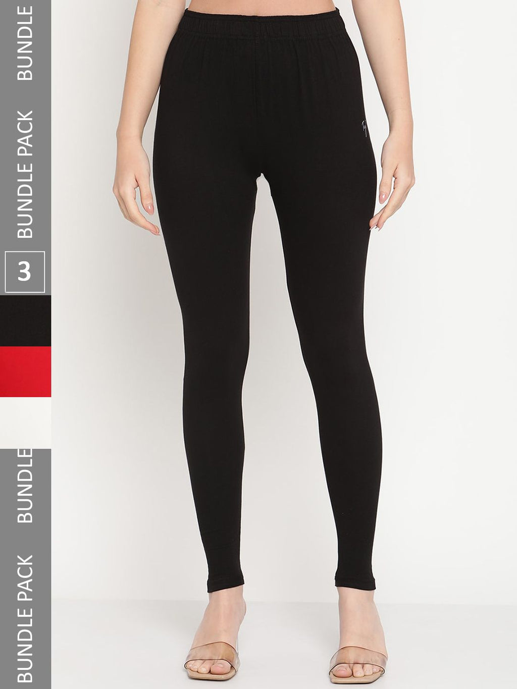 TAG 7 Pack Of 3 Ankle Length Leggings | Grocsy