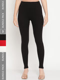 TAG 7 Pack Of 3 Ankle Length Leggings | Grocsy
