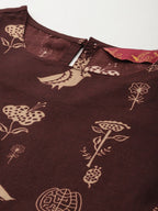 Sangria Women Ethnic Motifs Printed Kurta | Grocsy