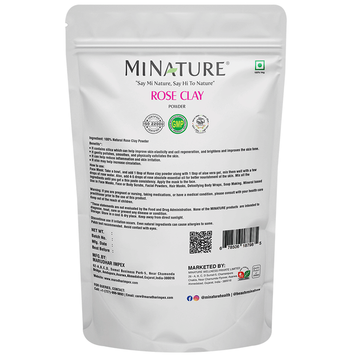 Minature Rose Clay Powder | Grocsy
