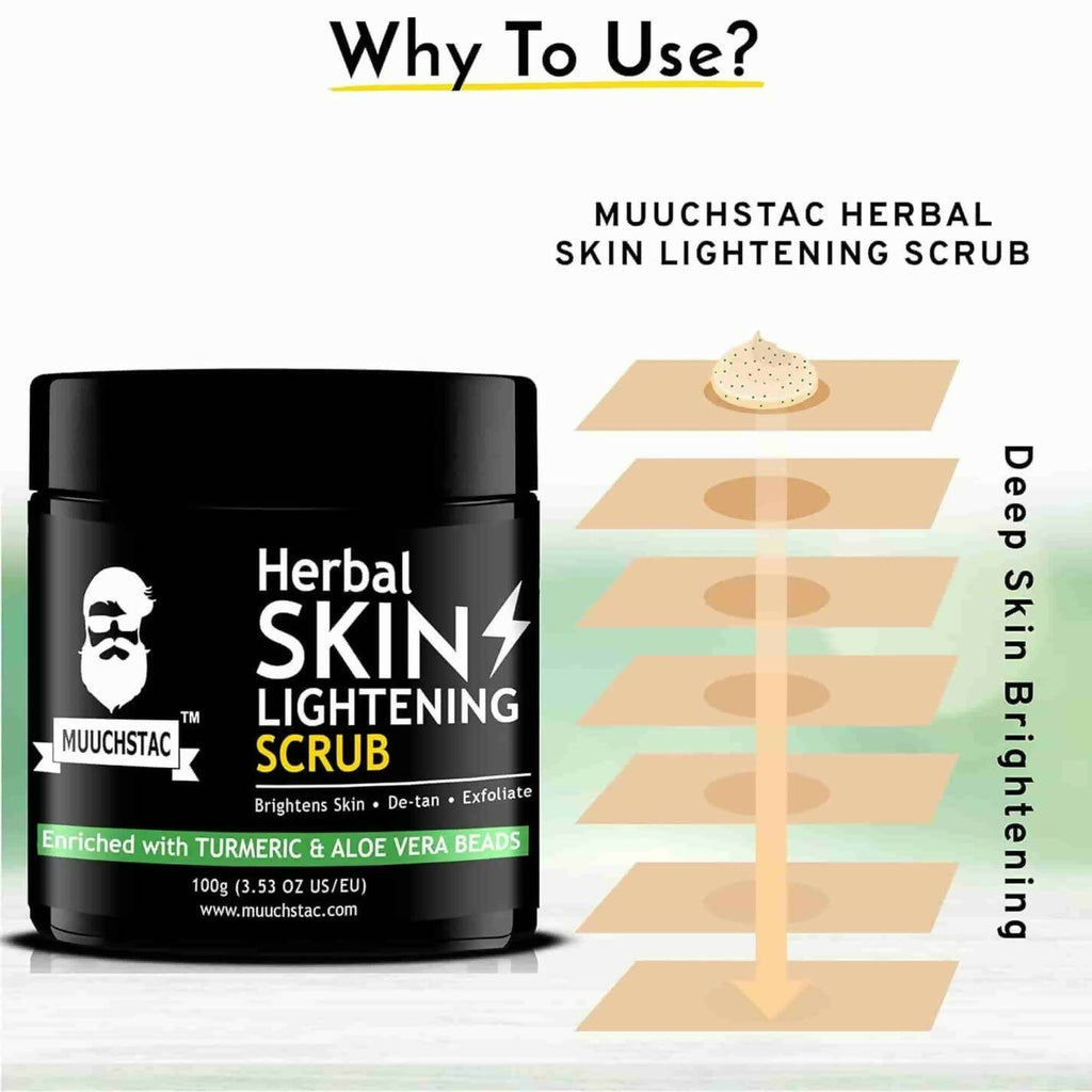 Muuchstac Herbal Skin Lightening Scrub | Grocsy