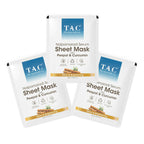 TAC - The Ayurveda Co. Nalpamaradi Serum Sheet Mask | with Aloe Vera & Sandalwood | Grocsy