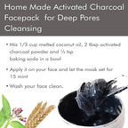 NutroActive Activated Charcoal Powder for Face Pack | Grocsy