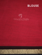 Shades of Black With Block Design Pure Kota Cotton Saree By Gayathri Reddy Designer Studio | Grocsy