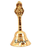 Uapan Brass Pooja Bell,Nagpari, Gold | Grocsy