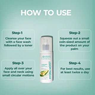 Jovees Avocado & Chamomile Hydra Moist Intense Moisturiser | Grocsy