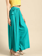 TAG 7 Women Flared Ethnic Palazzos | Grocsy