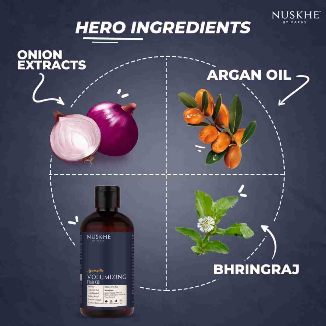 Nuskhe By Paras Ayurvedic Volumizing Hair Oil | Grocsy