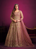 Monjolika Fashion Light Pink Sangeet Net Designer Salwar Suit | Grocsy