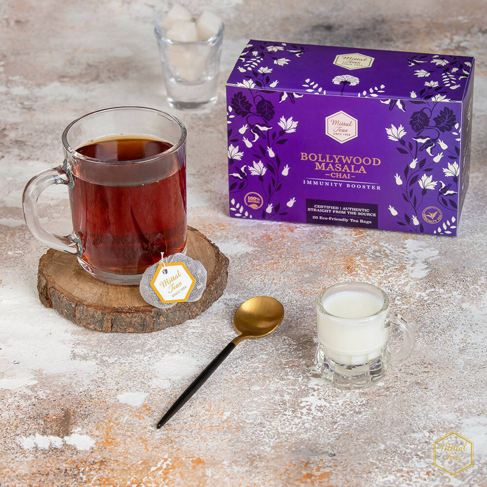 Mittal Teas Bollywood Masala Chai - Eco-Friendly Bags | Grocsy