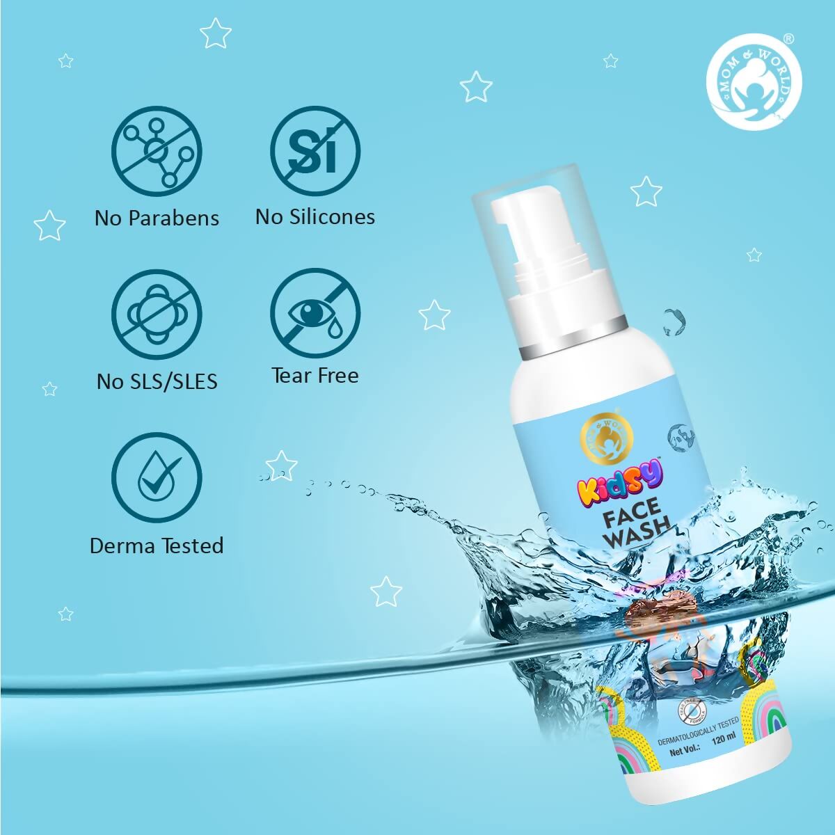 Mom & World Kidsy Face Wash | Grocsy