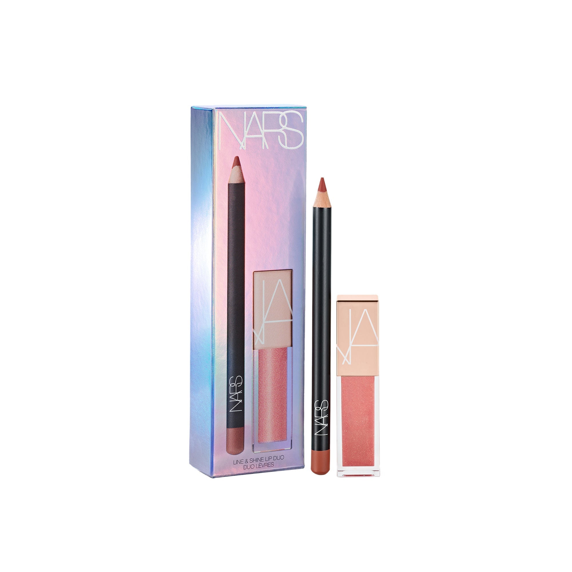 NARS Lip & Shine Duo - Rosebud/Orgasm | Grocsy