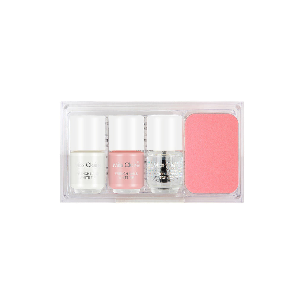 Miss Claire French Manicure Kit With Acrylic Box | Grocsy