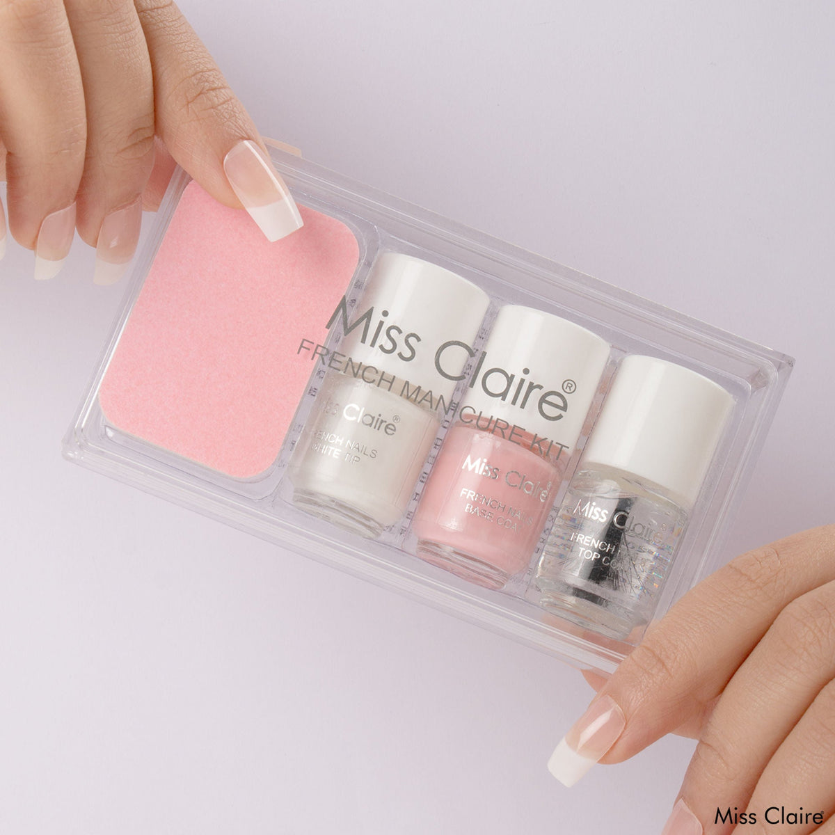 Miss Claire French Manicure Kit With Acrylic Box | Grocsy