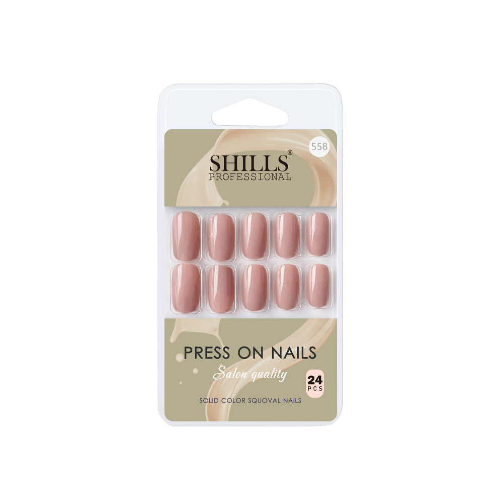 Shills Professional Reusable Press On Nails Square - SPN558 | Grocsy