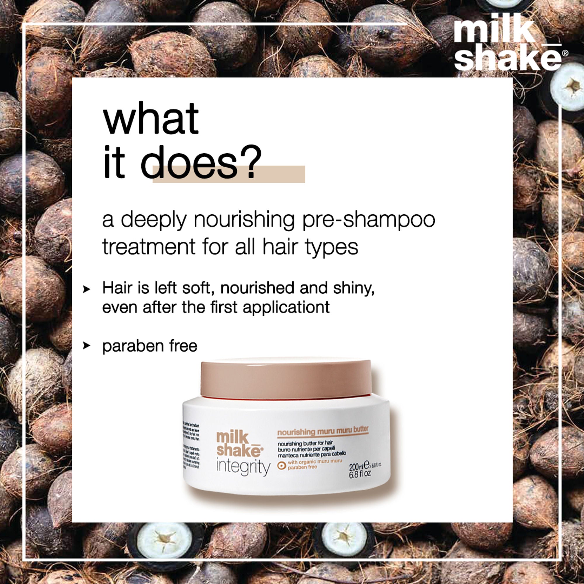 Milkshake Integrity Nourishing Muru Muru Butter | Grocsy