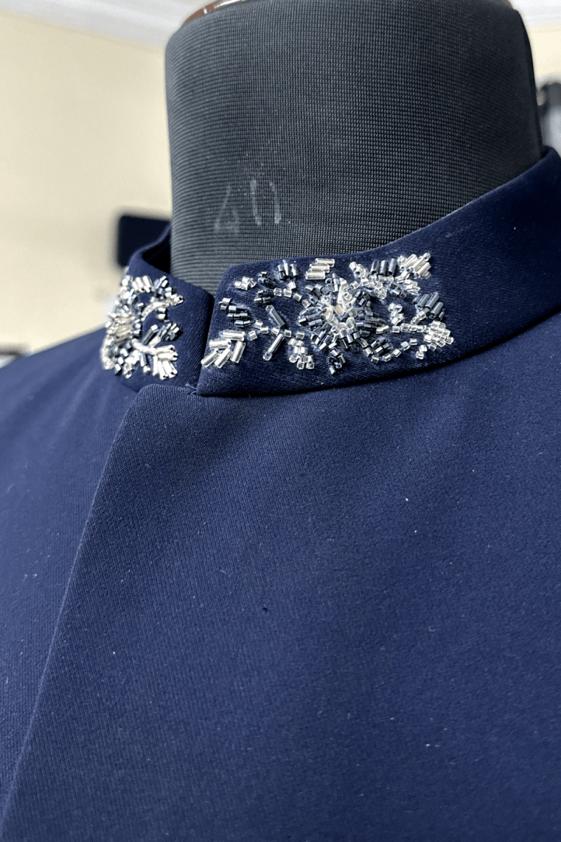 Azul Oscuro Designer Men's indo western by Hilo Design | Grocsy