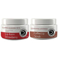 Dermistry Nourishing Lip Balm Strawberry & Coffee Lip Scrub | Grocsy