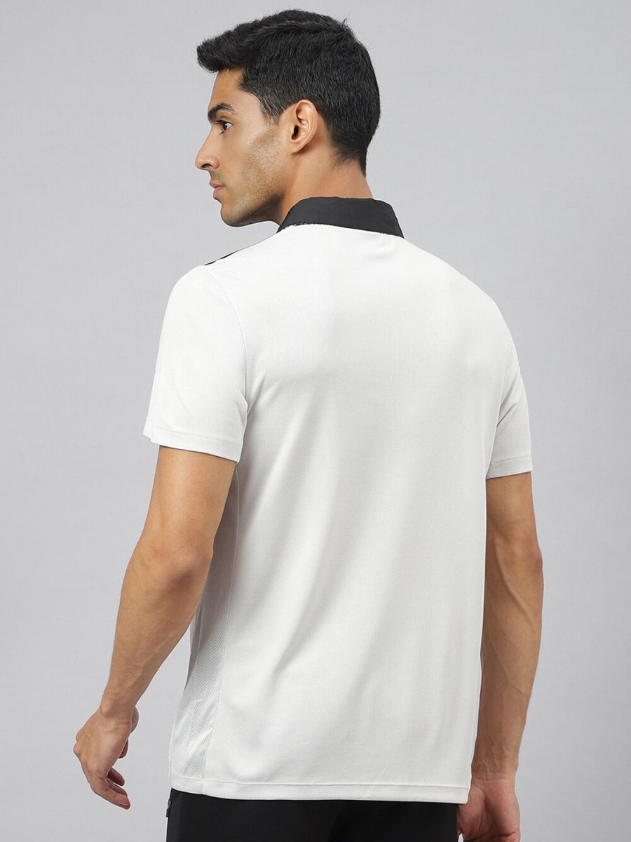 Alcis Men Train-Tech Anti-Static Slim-Fit Training Polo T-Shirt | Grocsy
