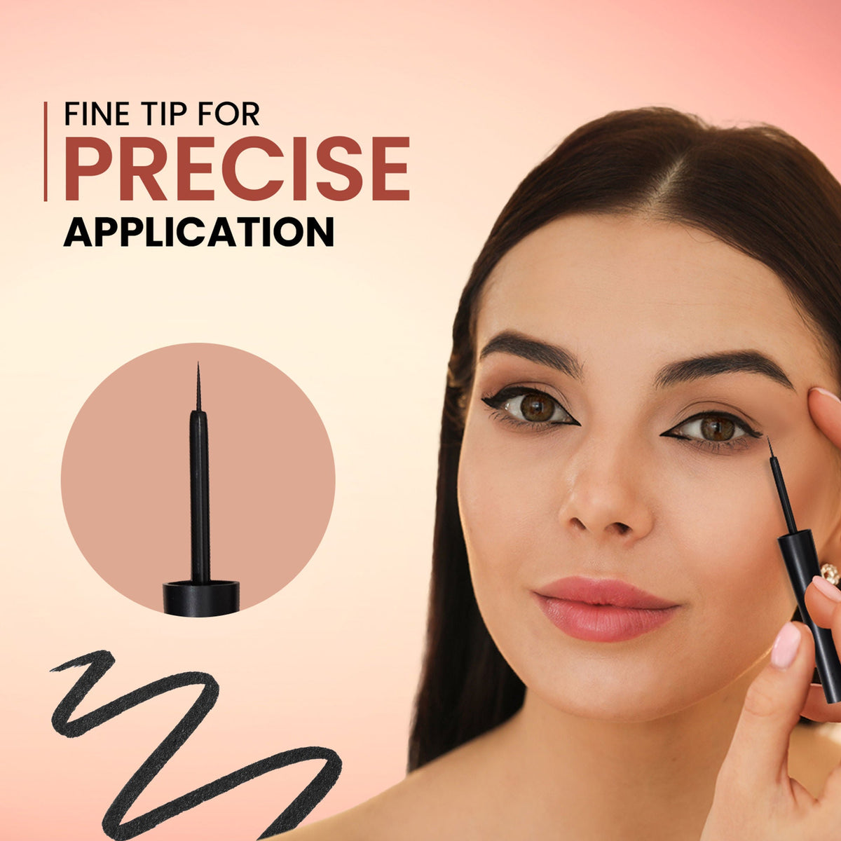 Swiss Beauty Matte Max Eyeliner Black | Grocsy